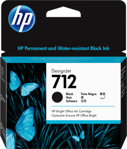 Картридж HP 3ED71A (№712) Black 21522