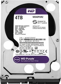 Жёсткий диск 4Tb SATA-III WD Purple (WD40PURZ) 22017