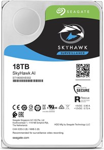 Жёсткий диск 18Tb SATA-III Seagate SkyHawk AI (ST18000VE002) 26561