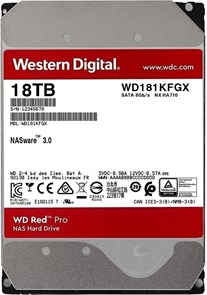 Жёсткий диск 18Tb SATA-III WD Red Pro (WD181KFGX) 27055