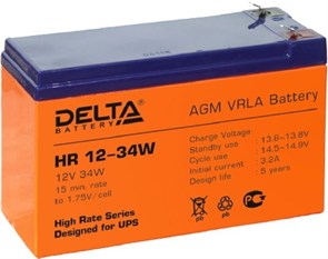 Аккумуляторная батарея Delta HR12-34W 29015