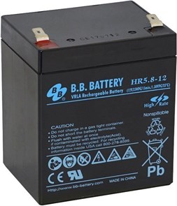 Аккумуляторная батарея B.B.Battery HR 5.8-12 29023