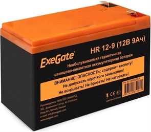 Аккумуляторная батарея ExeGate EG9-12/HR 12-9/EXG1290 F2 29070