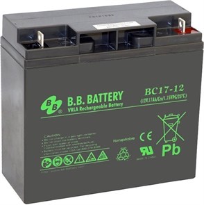 Аккумуляторная батарея B.B.Battery BC 17-12 29137