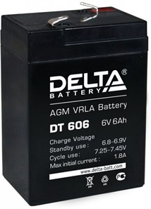 Аккумуляторная батарея Delta DT606 29266