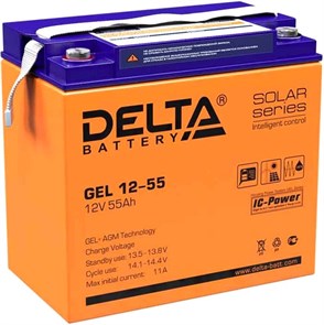 Аккумуляторная батарея Delta GEL 12-55 29298