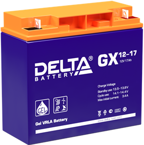 Аккумуляторная батарея Delta GX 12-17 29301