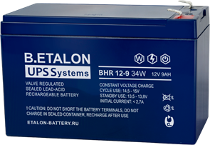 Аккумуляторная батарея Etalon Battery B.ETALON BHR 12-9 34W 29326