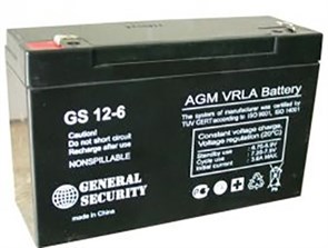 Аккумуляторная батарея General Security GS12-6 29420