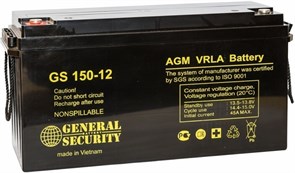 Аккумуляторная батарея General Security GS150-12 29422