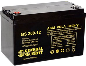 Аккумуляторная батарея General Security GS200-12 29425