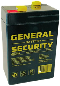 Аккумуляторная батарея General Security GSL5-6 29451