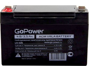 Аккумуляторная батарея GoPower LA-435 29471