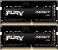 Оперативная память 16Gb DDR4 3200MHz Kingston Fury Impact SO-DIMM (KF432S20IBK2/16) (2x8Gb KIT) 17213 - фото 21927