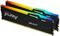 Оперативная память 16Gb DDR5 4800MHz Kingston Fury Beast RGB (KF548C38BBAK2-16) (2x8Gb KIT) 20411 - фото 28982