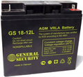 Аккумуляторная батарея General Security GS18-12L 29423 - фото 47197